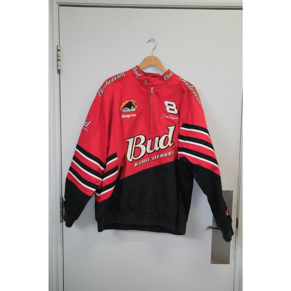 00's Chase Authentic King of Beers #8 Racing Jacket